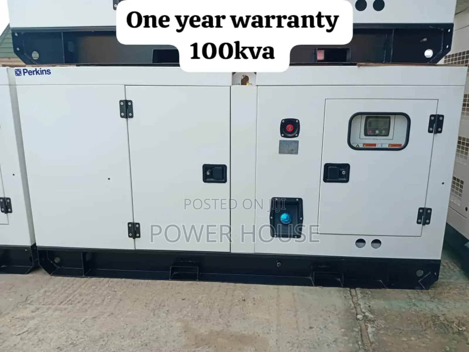 Made in Uk Perkins 100kva 100000watts Petrol Genset Silent