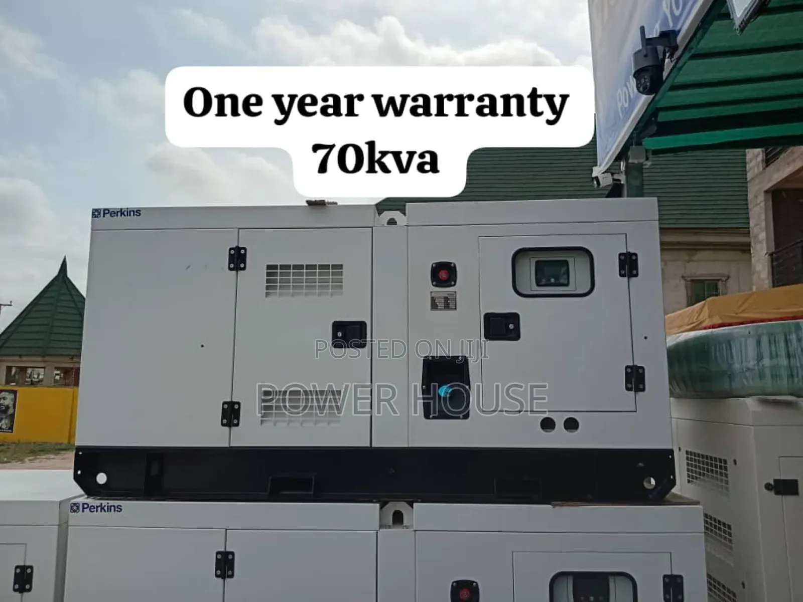 Made in Uk Perkins 70kva 60000watts Diesel Genset Silent Uk