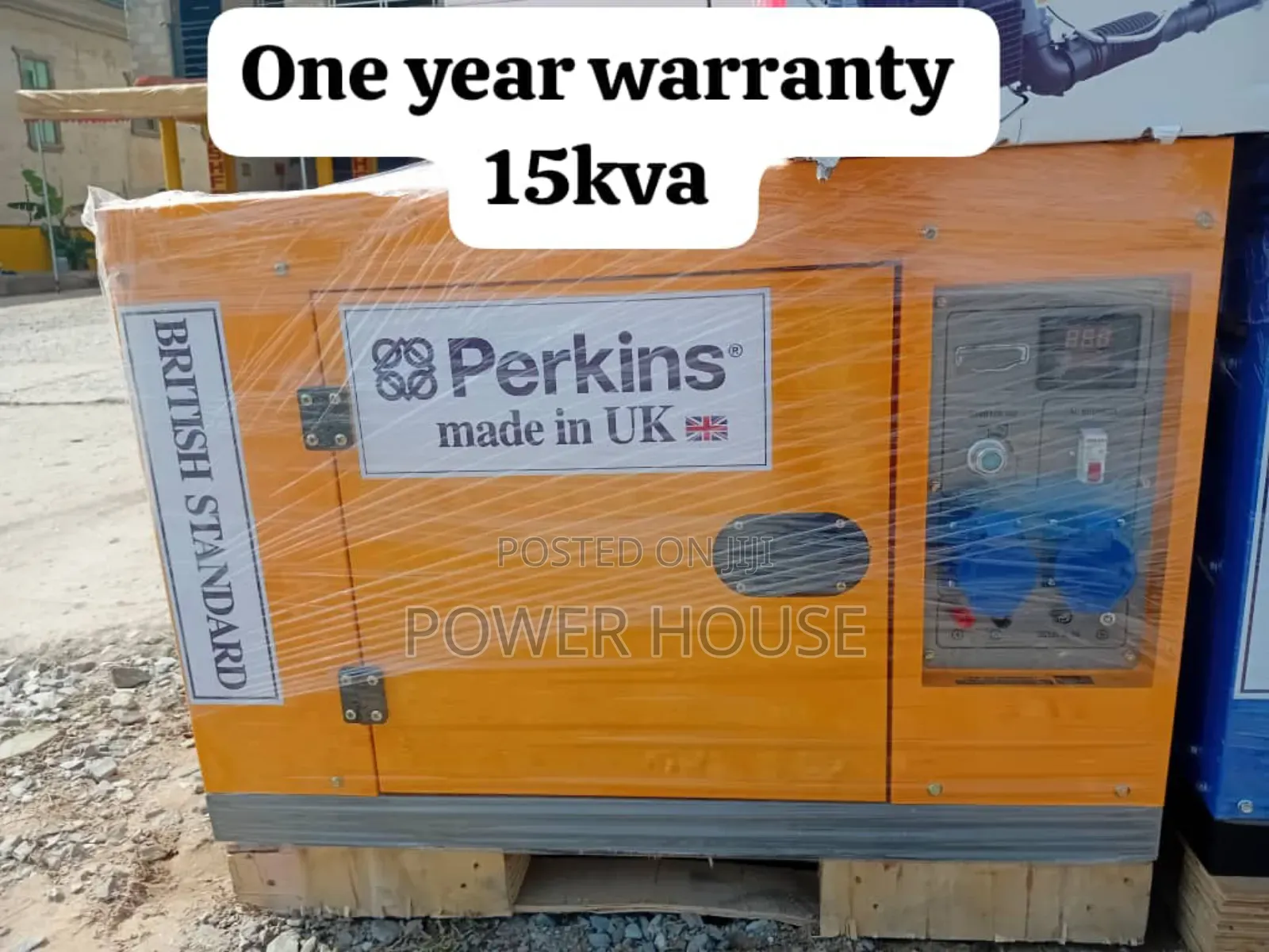 Perkins 13000watts Diesel Genset 15kva Key Start Silent Uk
