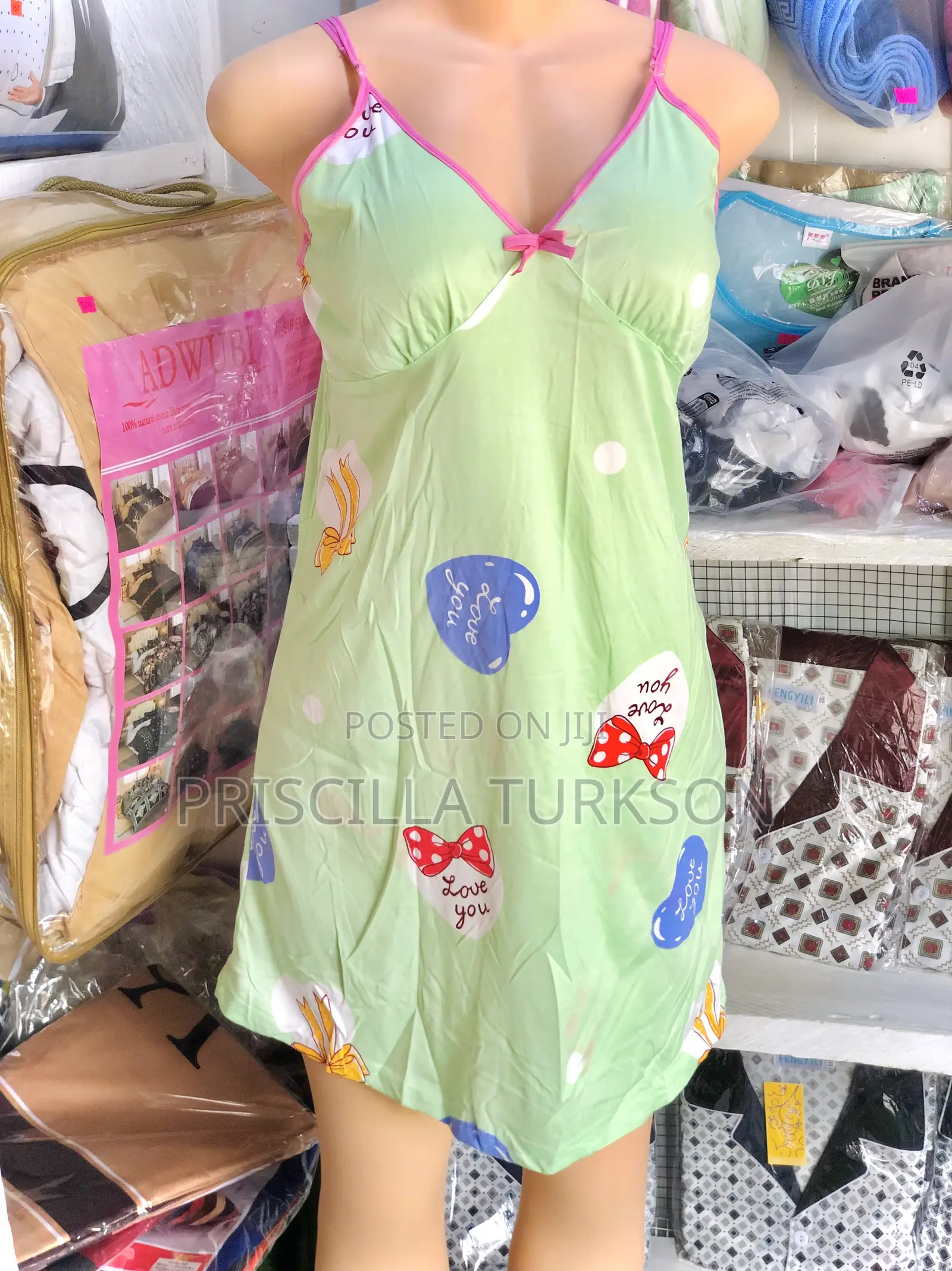Lemon Green Night Wear