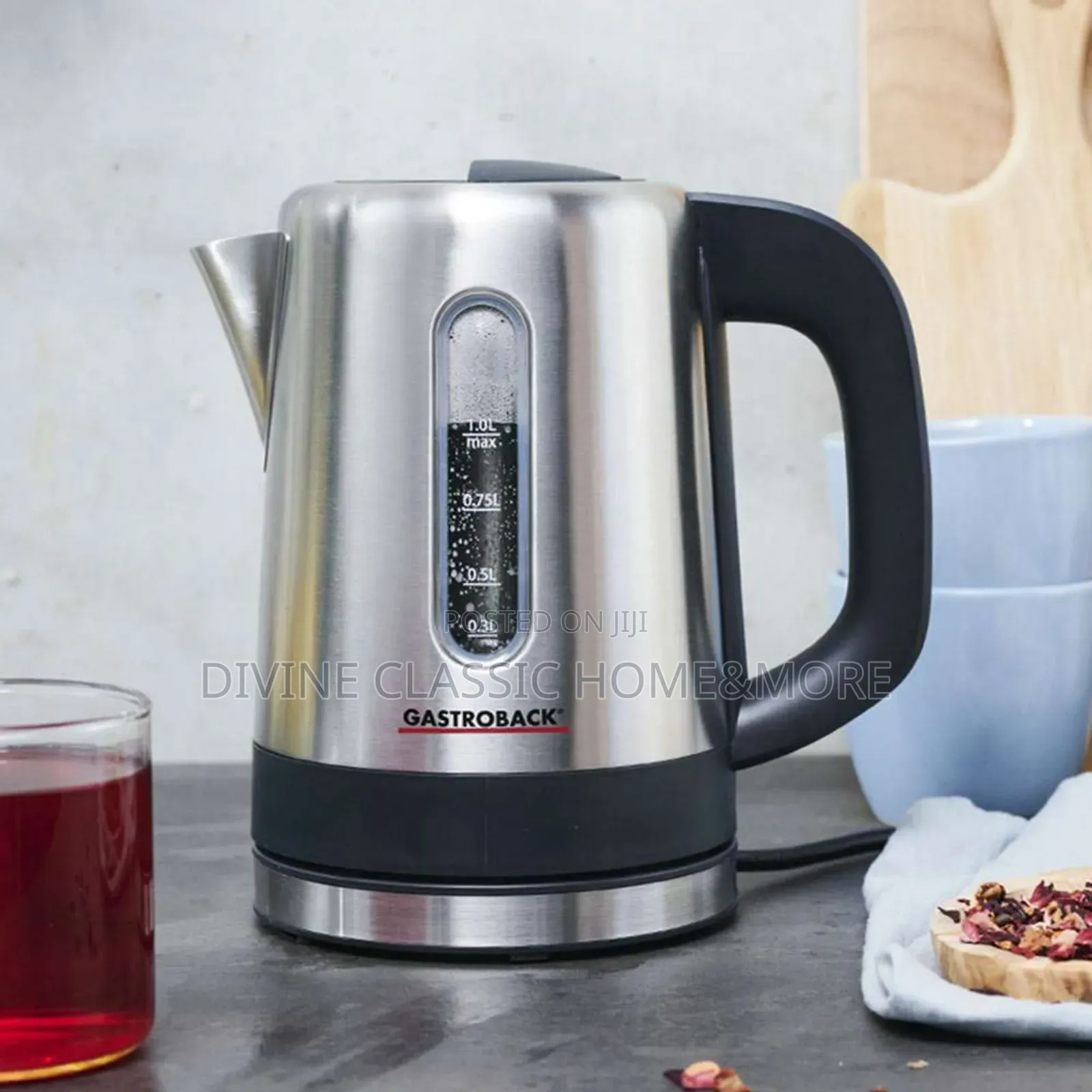 Electronic Kettle With 1 Litre Capacity and 2200w