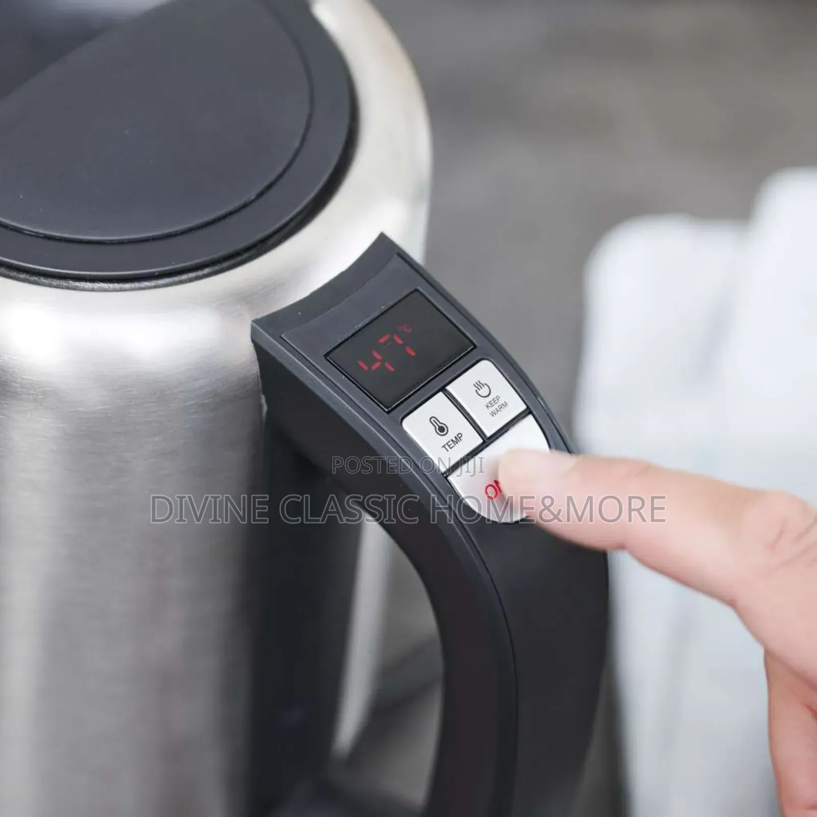 Electronic Kettle With 1 Litre Capacity and 2200w