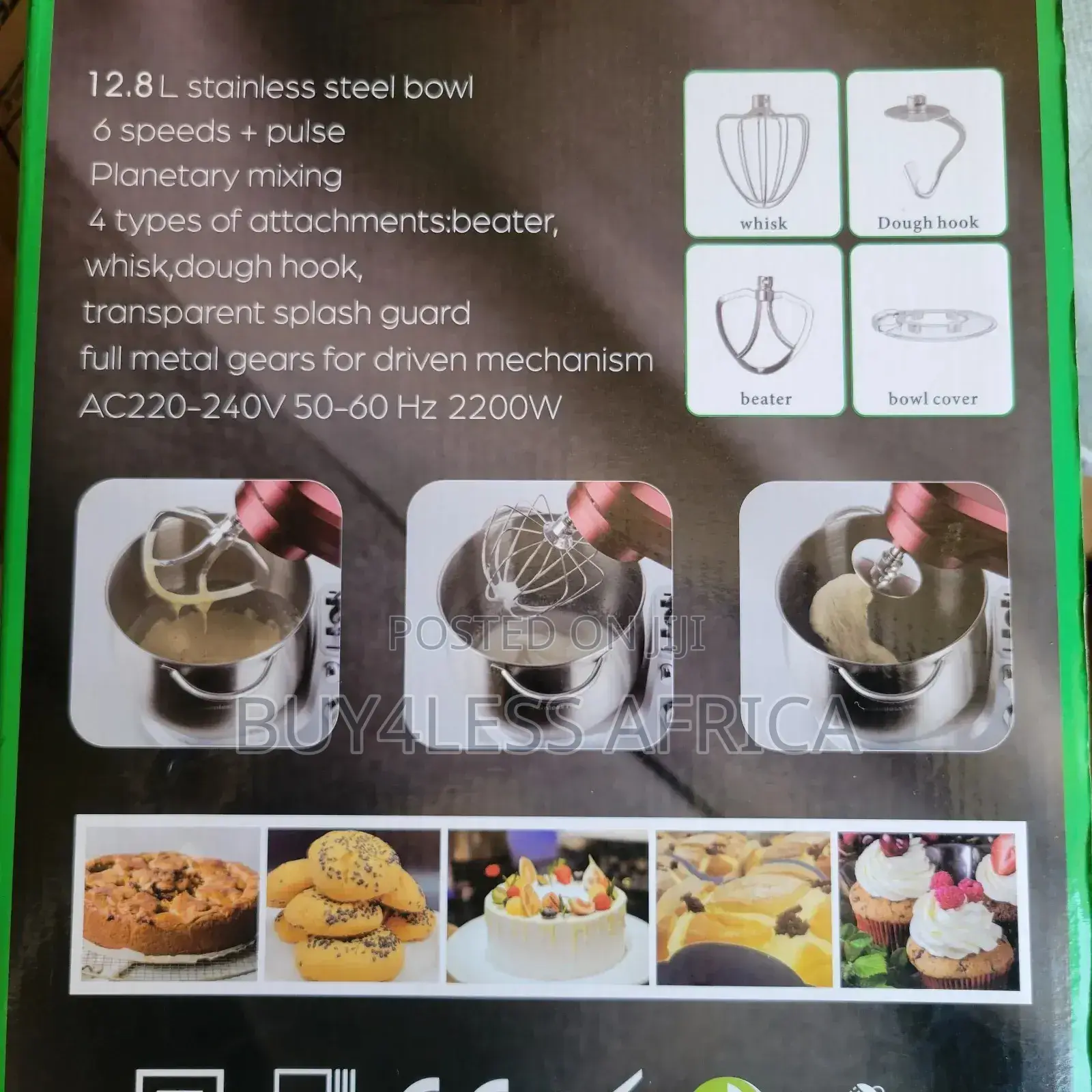 Commercial 12.8 Litre Capacity Stand Mixer