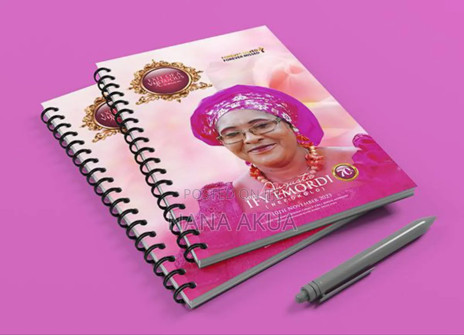 Funeral Notepad as Souvenirs (High Quality Branding)
