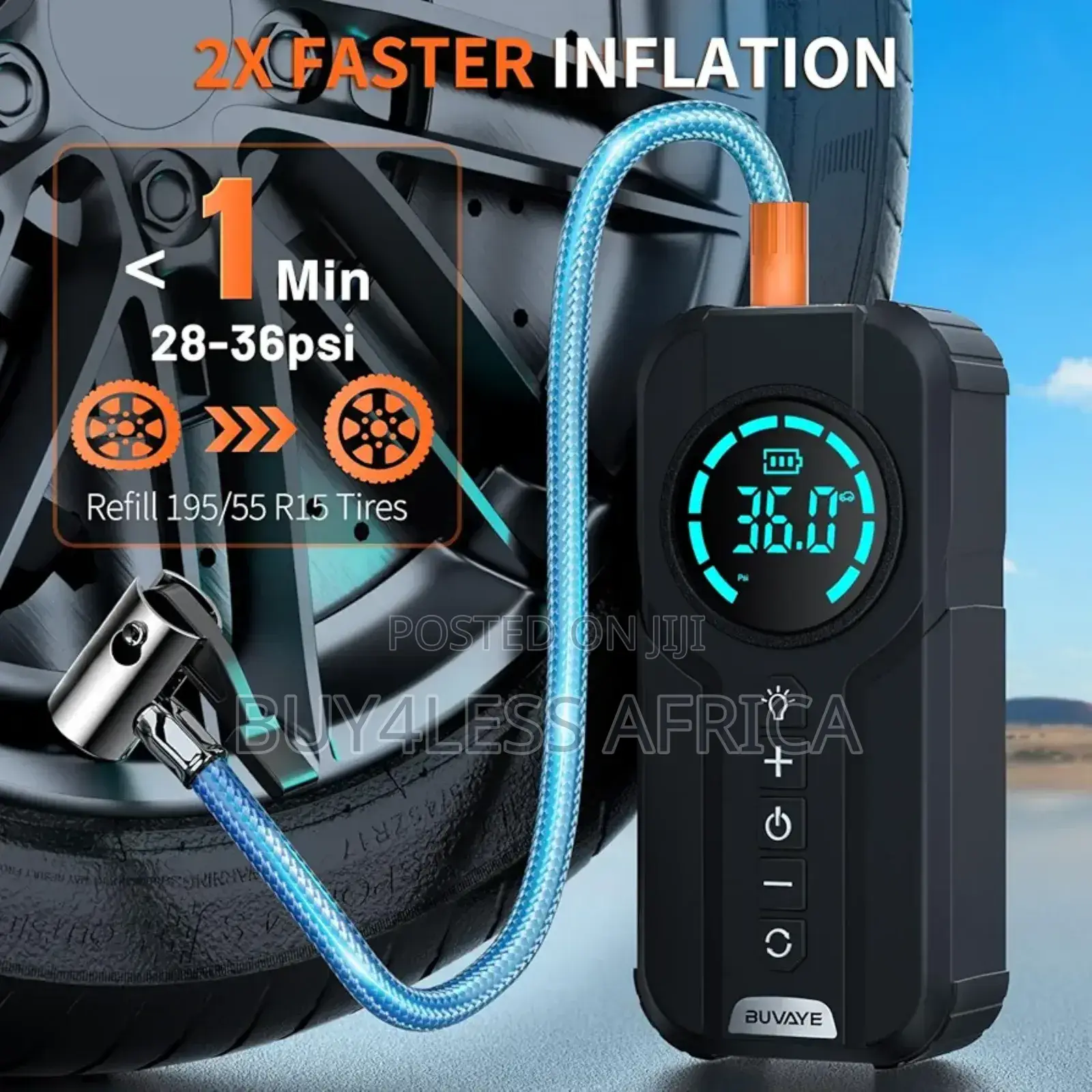 4 in 1 Jump Starter and Air Compressor