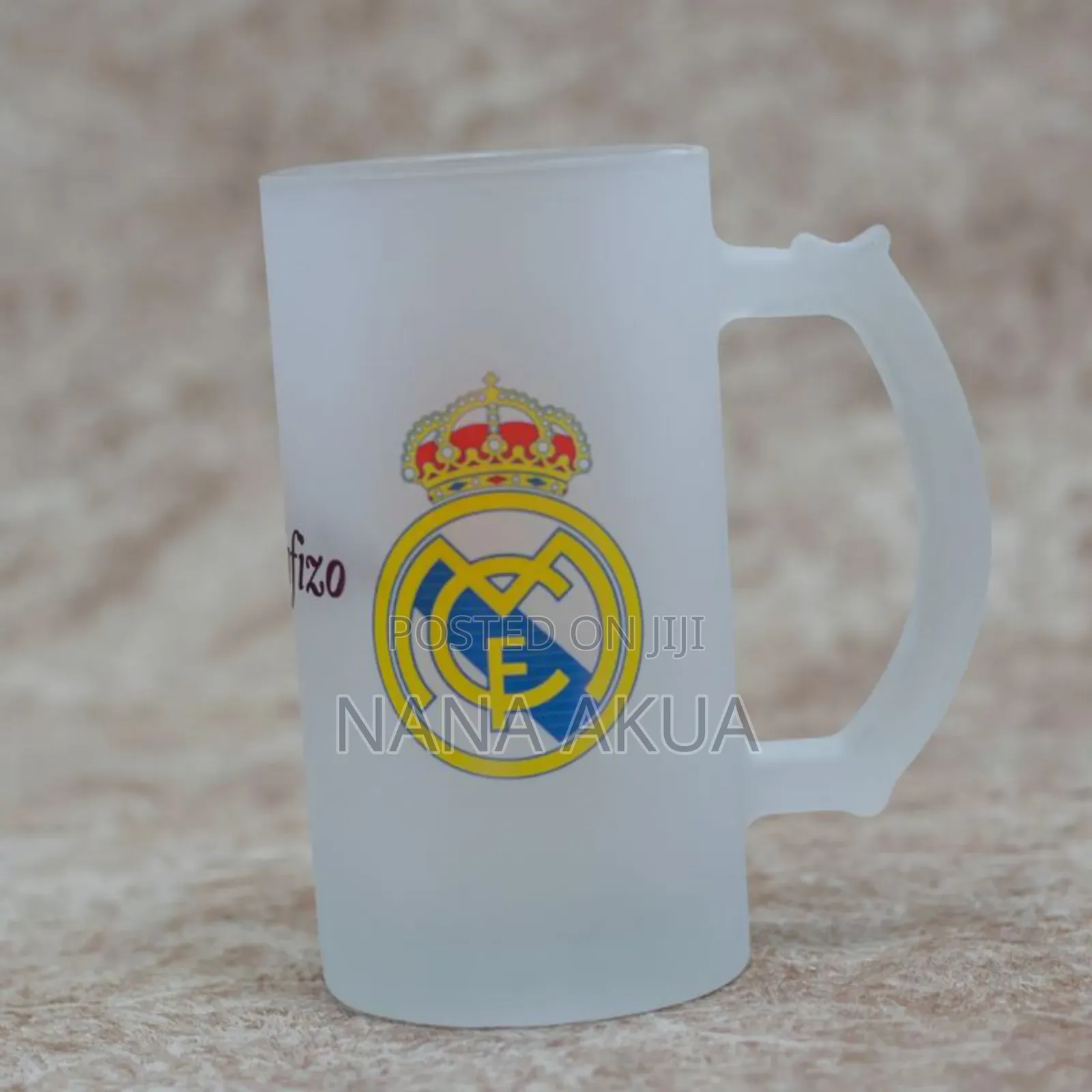 Customised Frosted Beer Glass as Souvenir