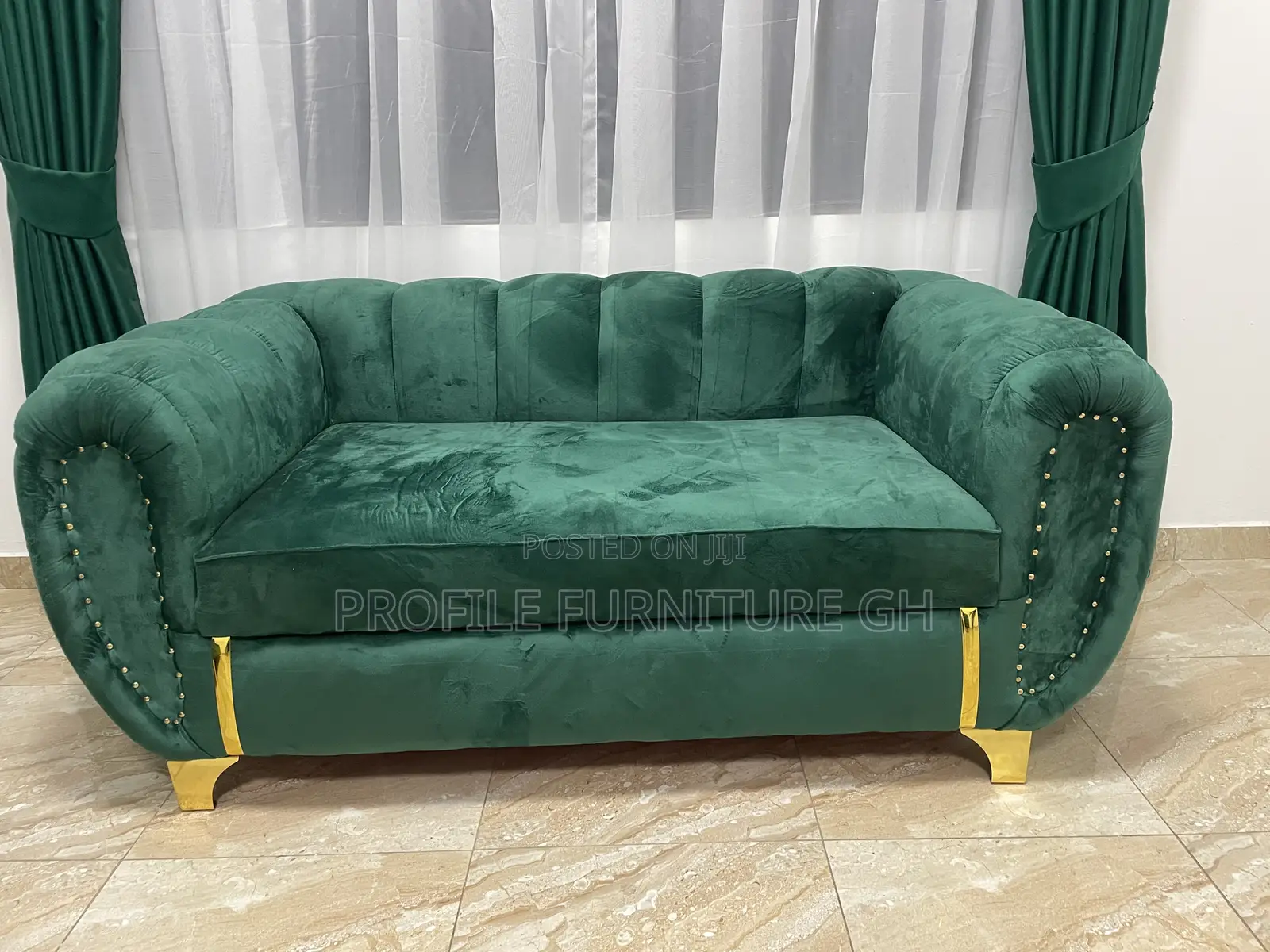 2in1 Fabric Green Sofas Soft Seater// Luxurious And Durability
