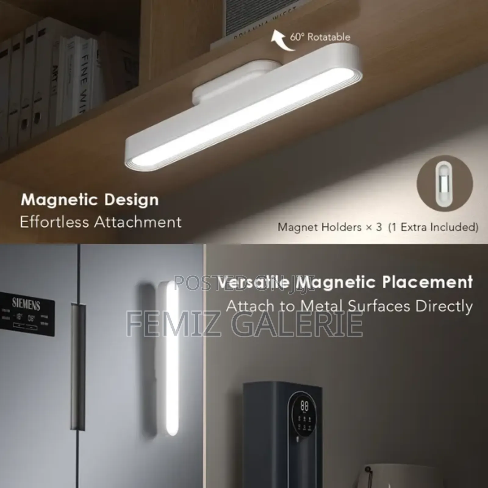 Oraimo Glowmagnetic Lumimag 5w 300 Lumens Magnetic Light 2pcs