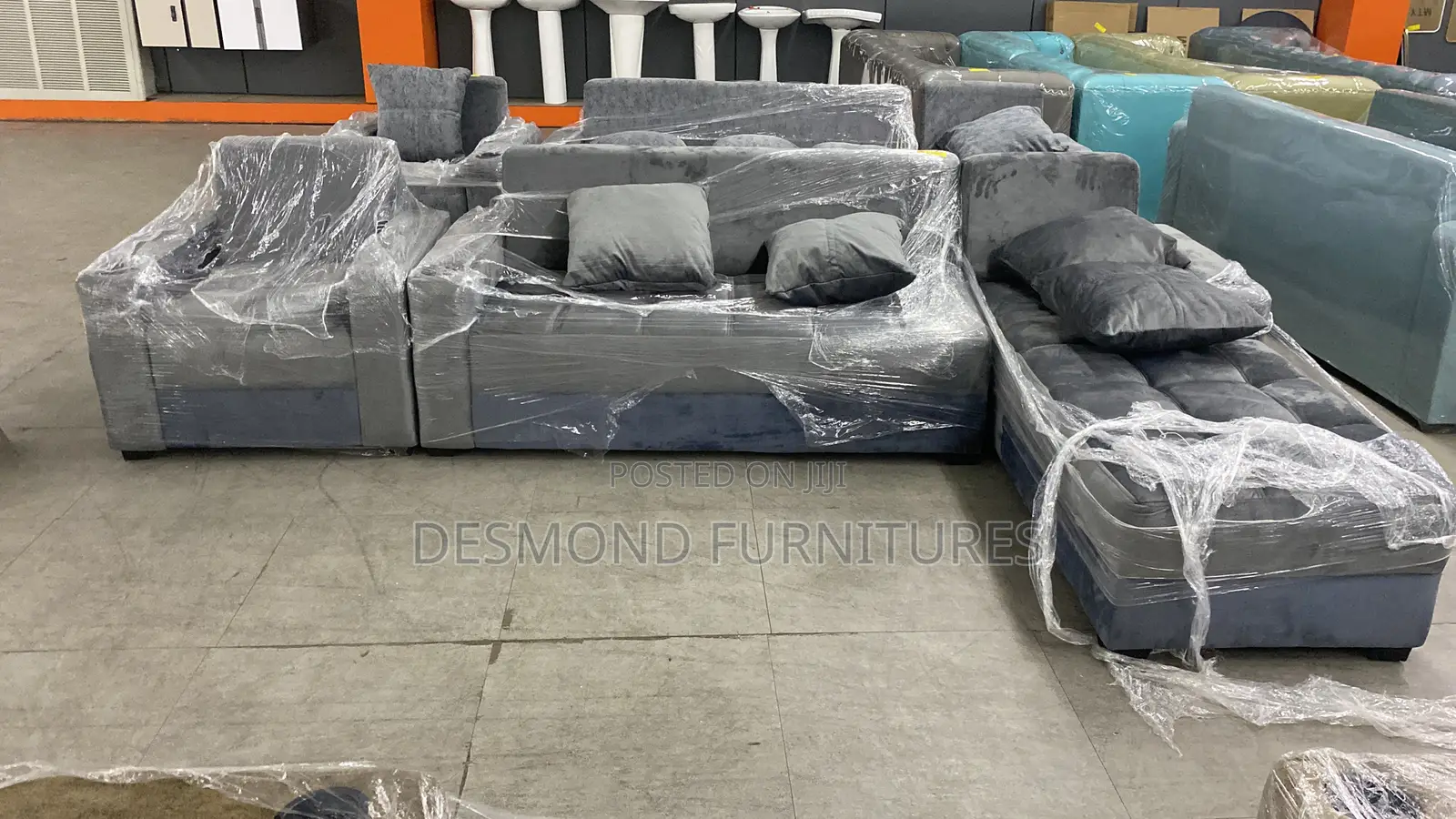 L Shape Sofa With Single