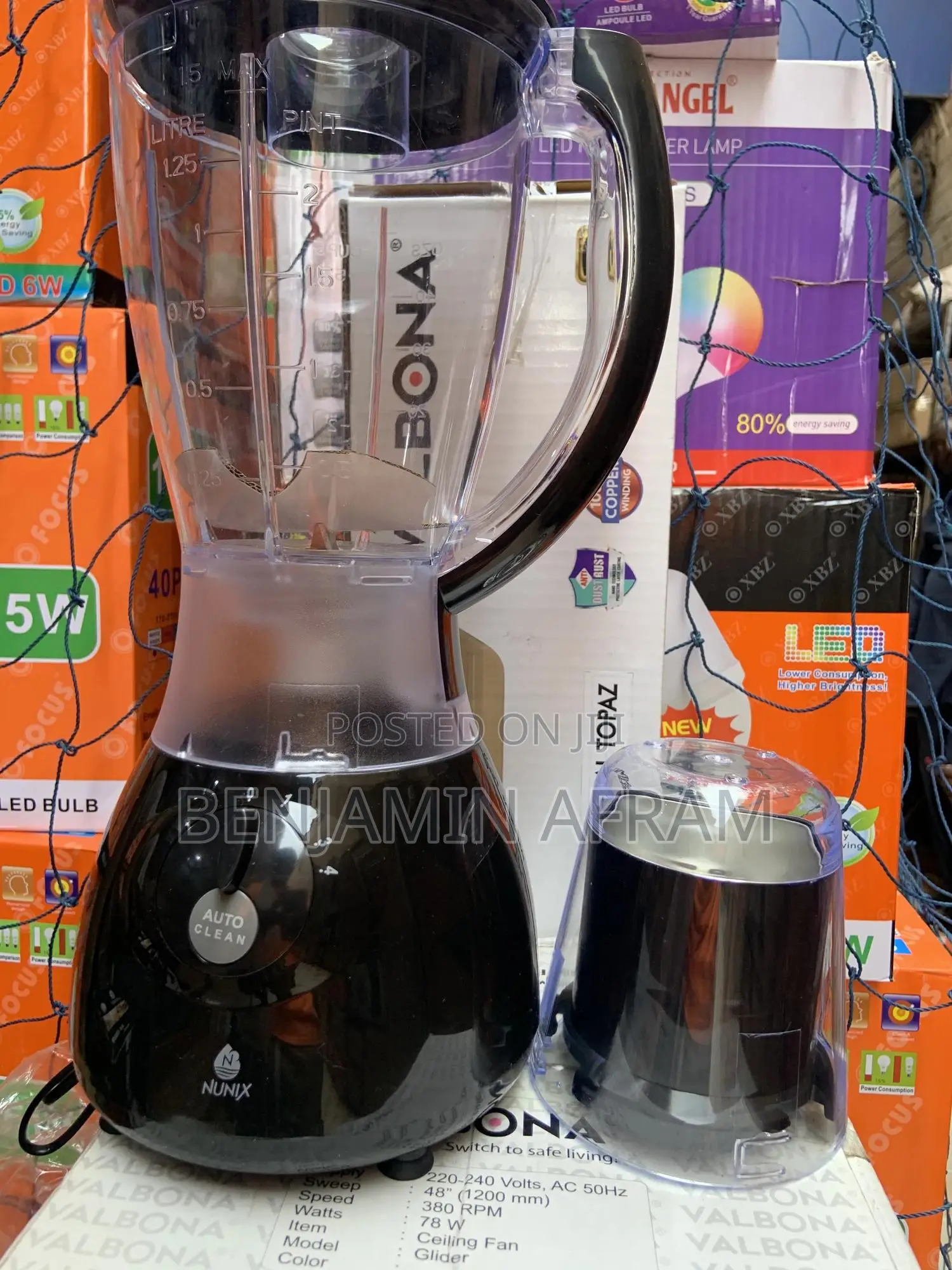 Nunix 1.5l Electric Blender