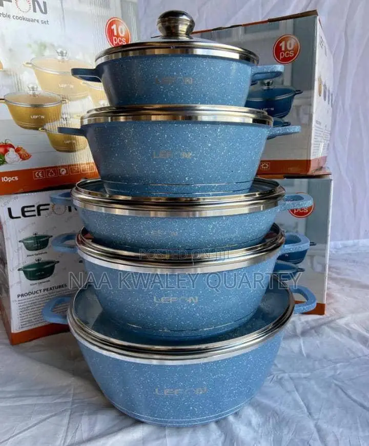 10pcs Nonstick Cookware Set