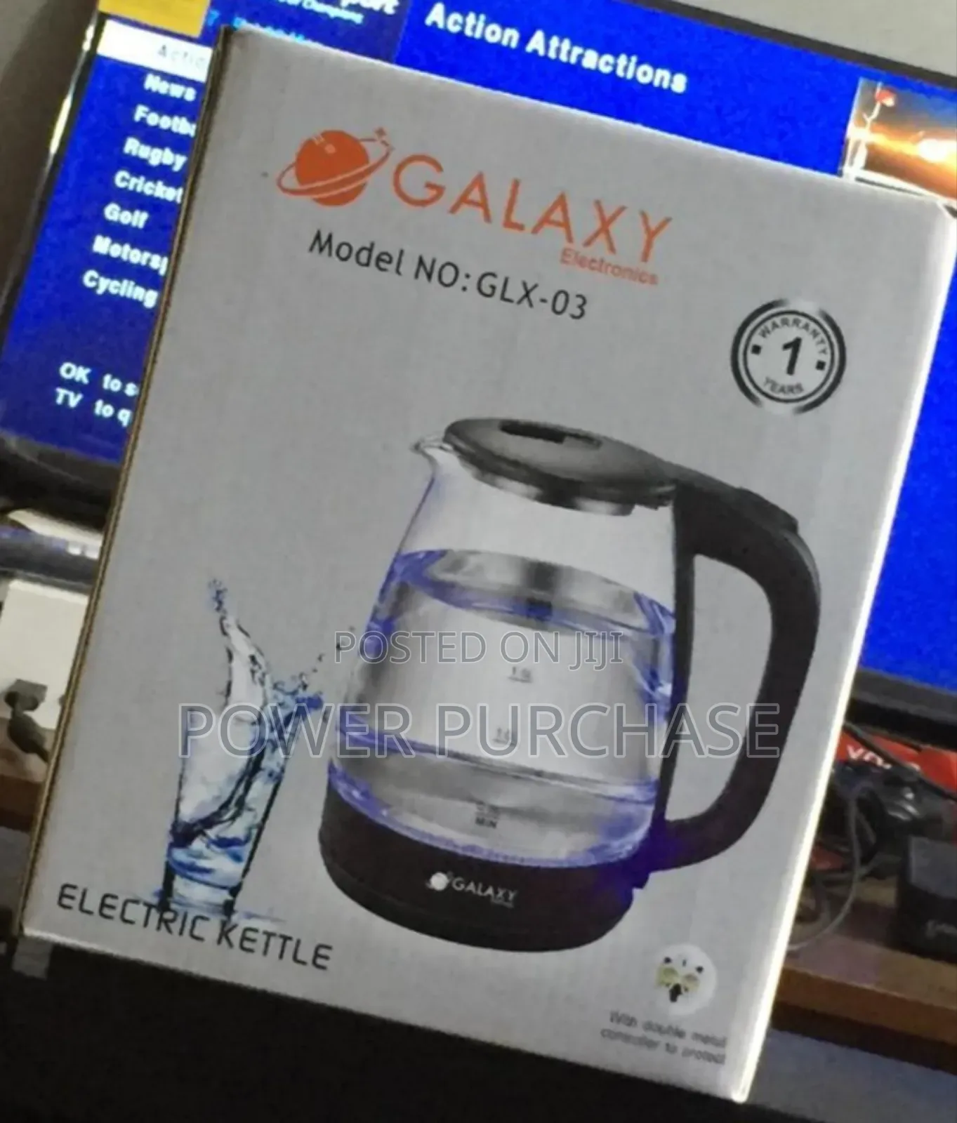 Easy Operating Galaxy Kettle GLX-03