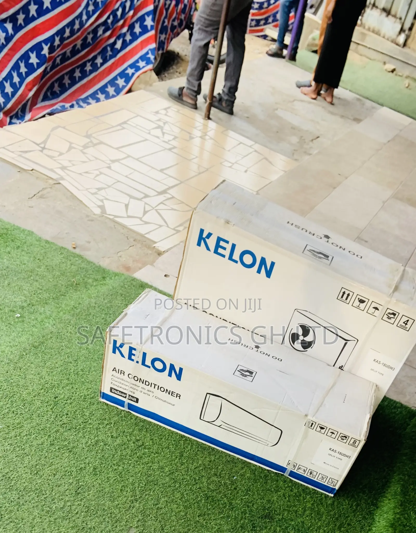 Auto Restart White Kelon 1.5 Horsepower R410a Ac