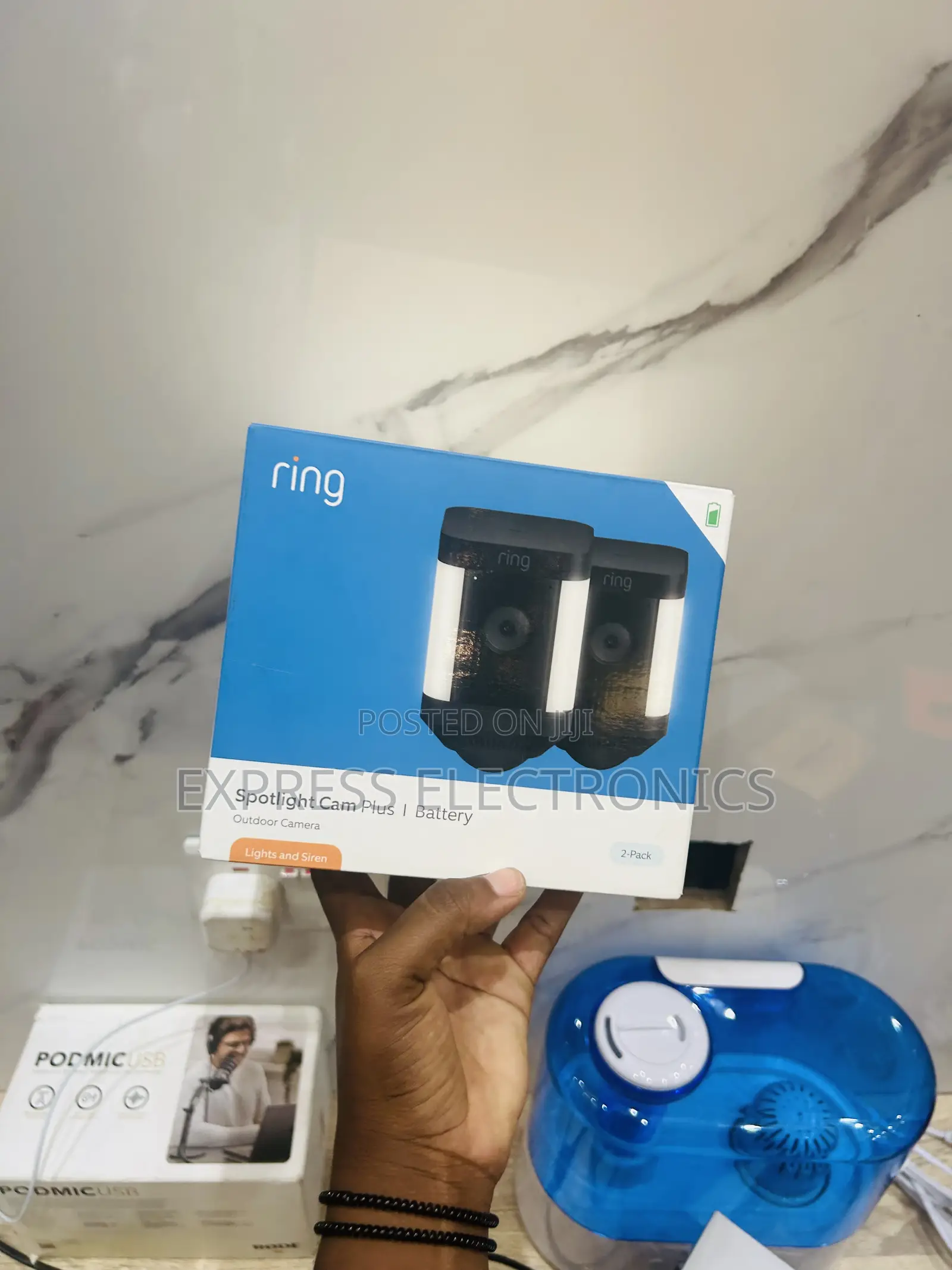 Available Now at Store Ring Spotlight Cam Plus /Battery