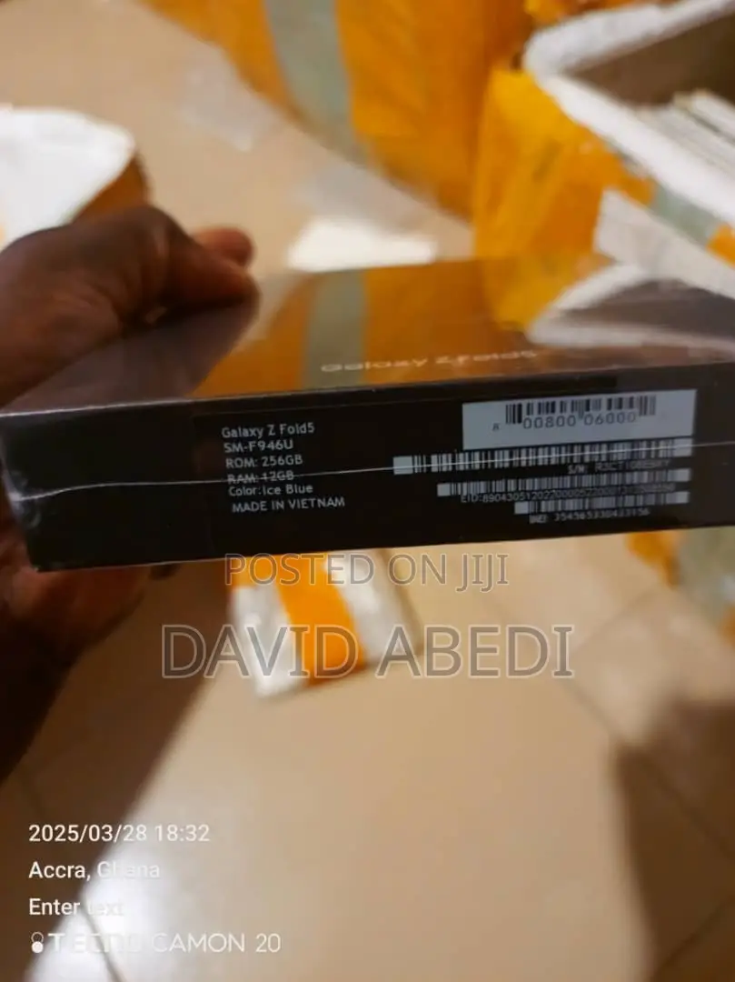 New Samsung Galaxy Z Fold 5 256 GB Blue