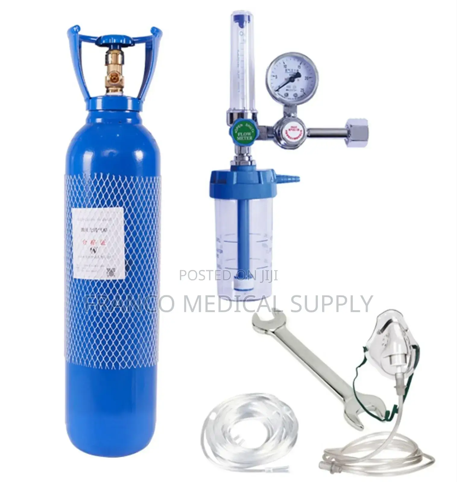 Oxygen Cylinder With Stand and Trolley
