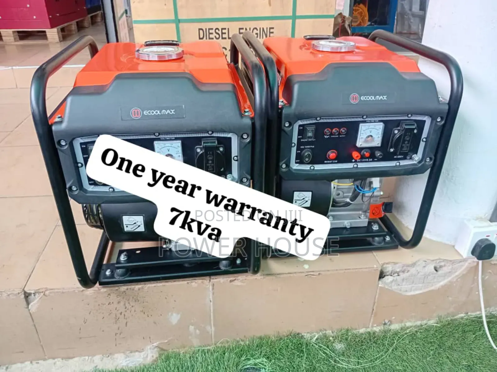 Zero Waste Ecoolmax 7kva 8000watts Petrol Generator