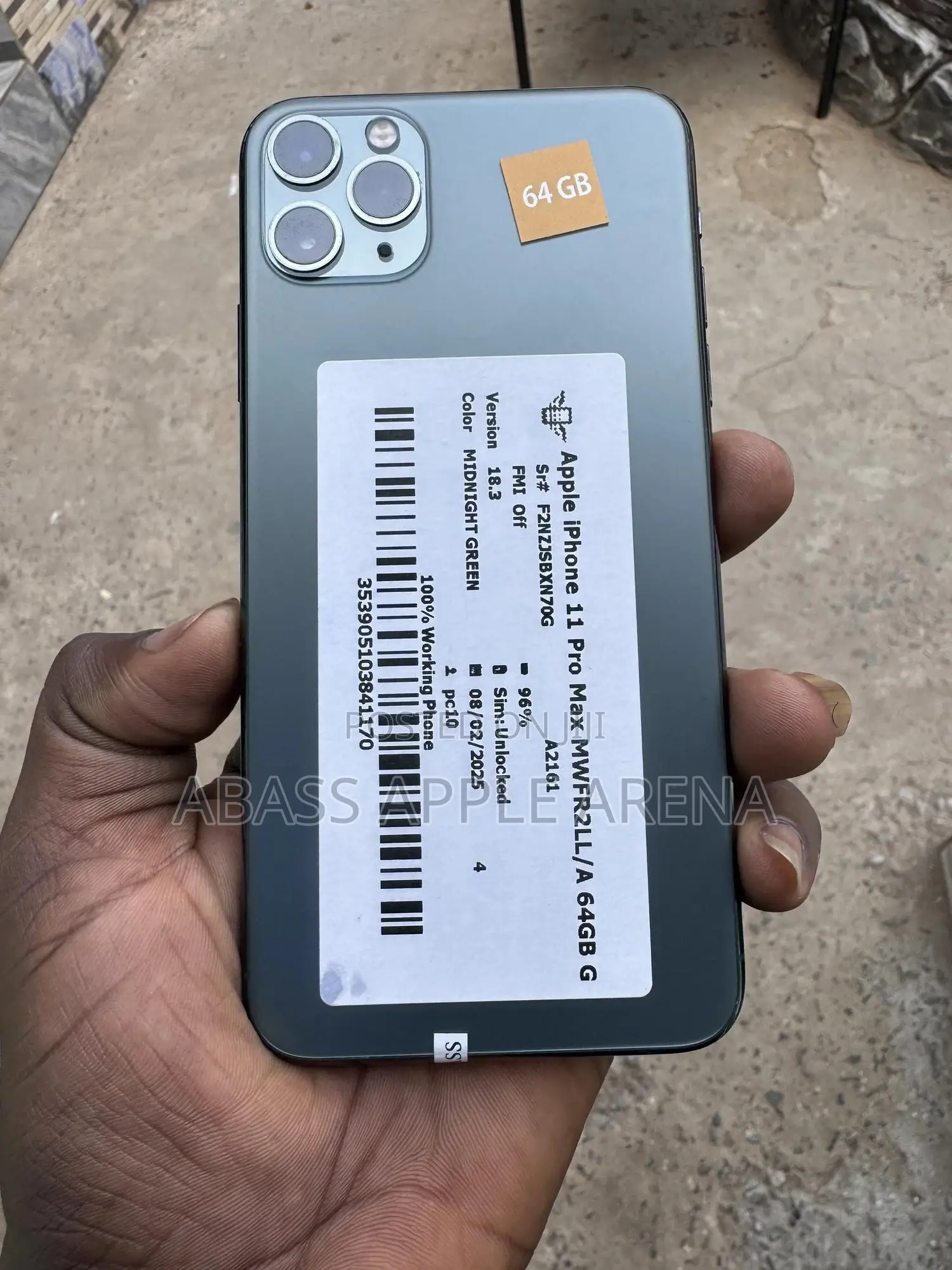 Apple iPhone 11 Pro Max 64 GB Green
