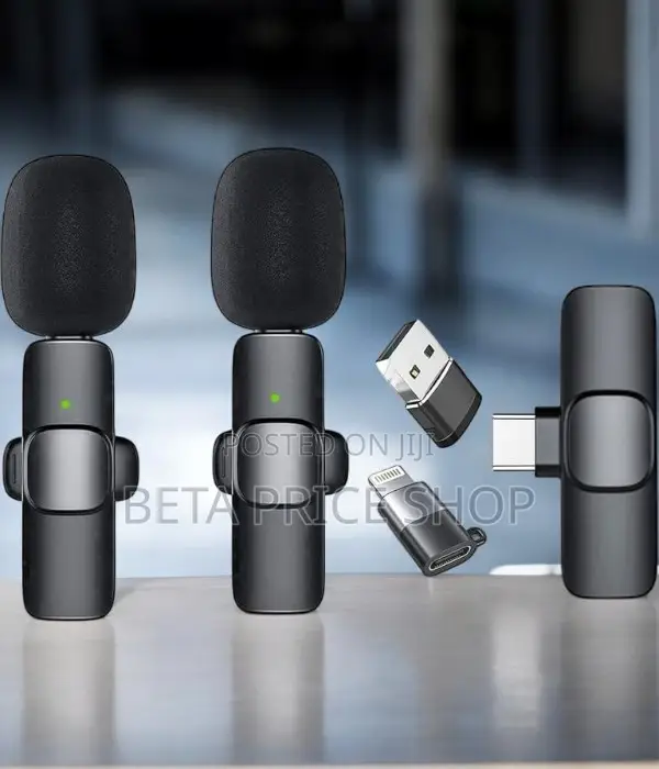 2 in 1 Wireless Microphone for Android and iPhone