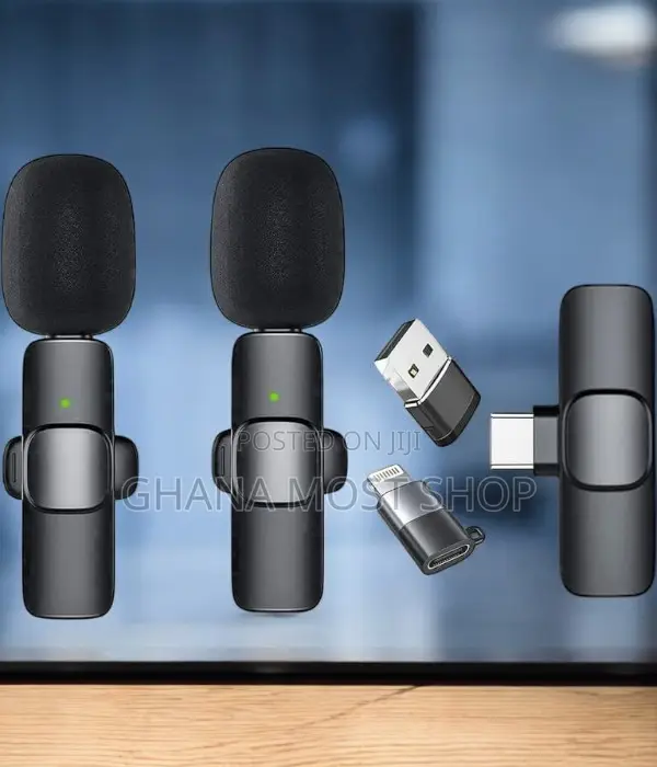2 in 1 Wireless Microphone for Android and iPhone