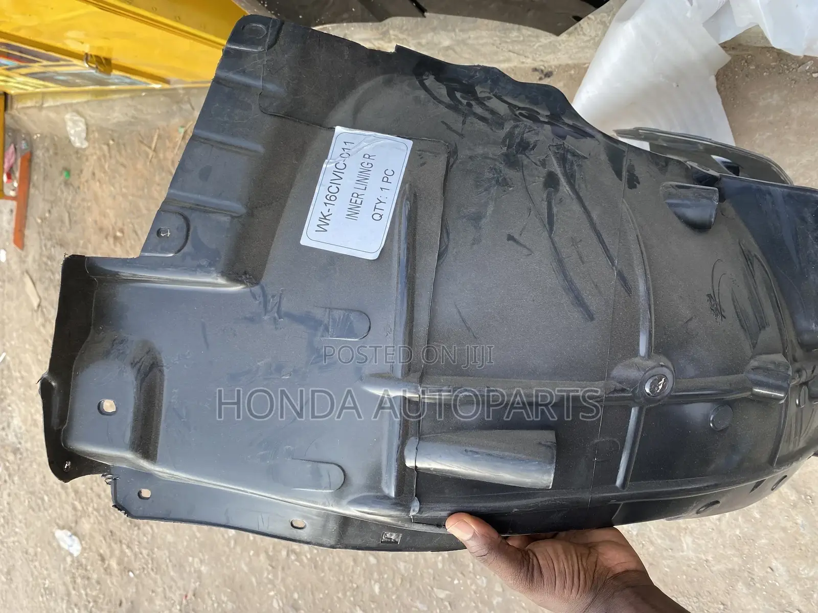 Honda Civic Front Mud Guard Rubbers 2016,2017,2018,2019,2020.