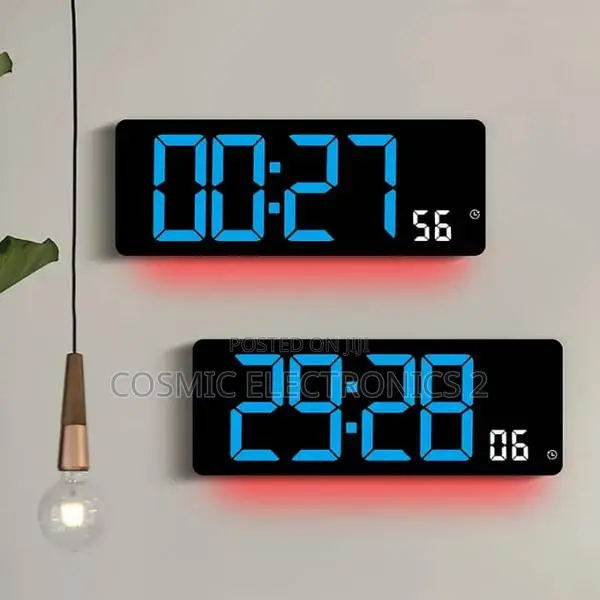 17inch Digital Alarm Wall Clock