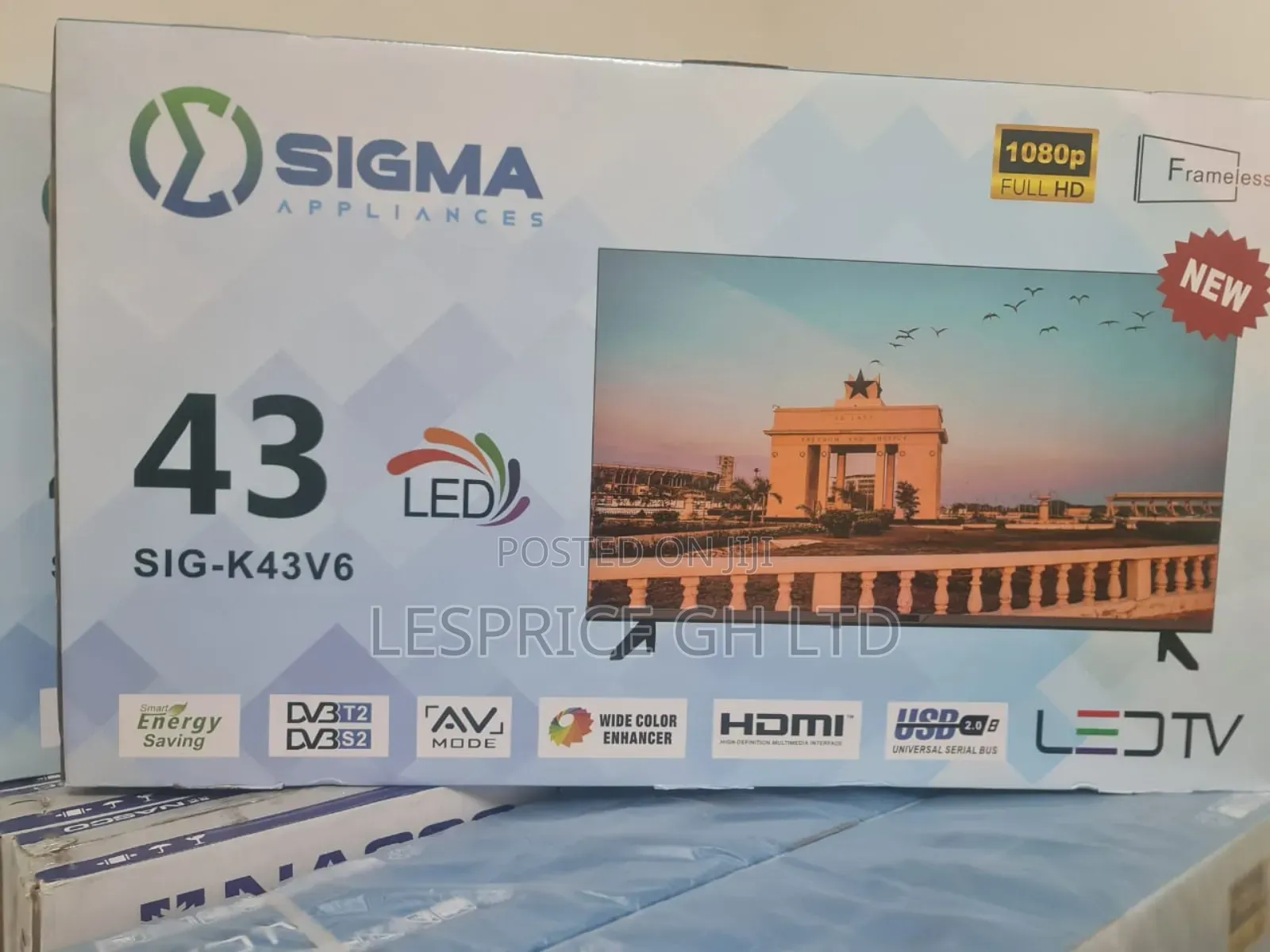 Sigma 43" Satellite Tv: Quality Perfect