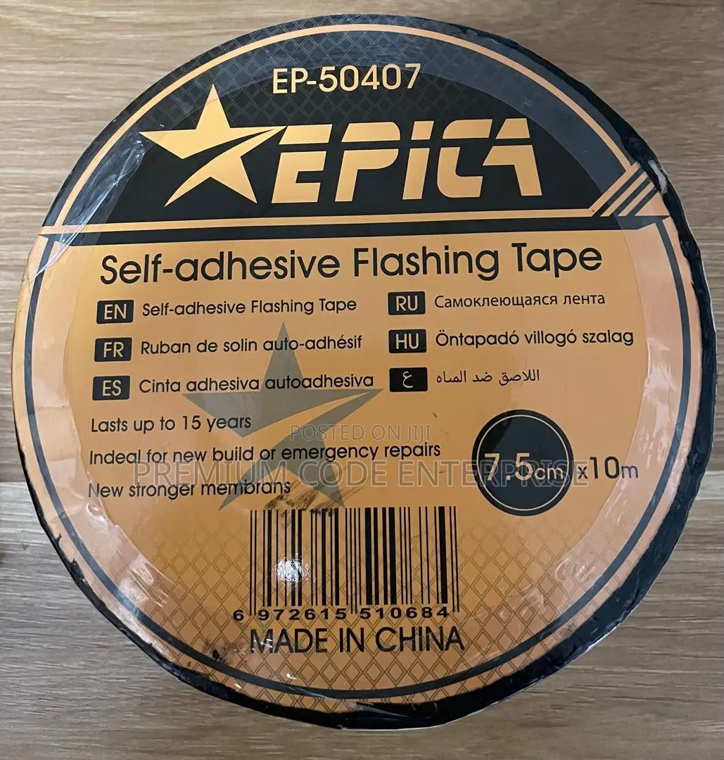 Waterproof Self-Adhesive Flashing Tape 7.5cm X 10m