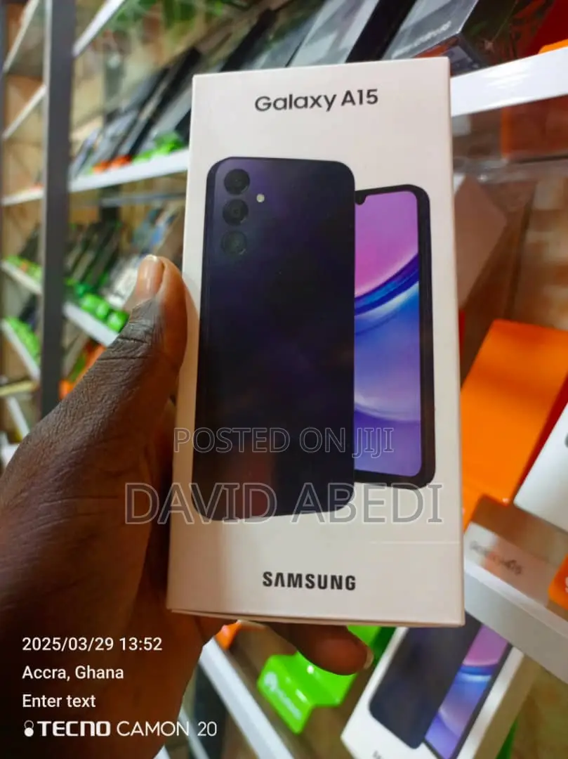New Samsung Galaxy A15 128 GB Black