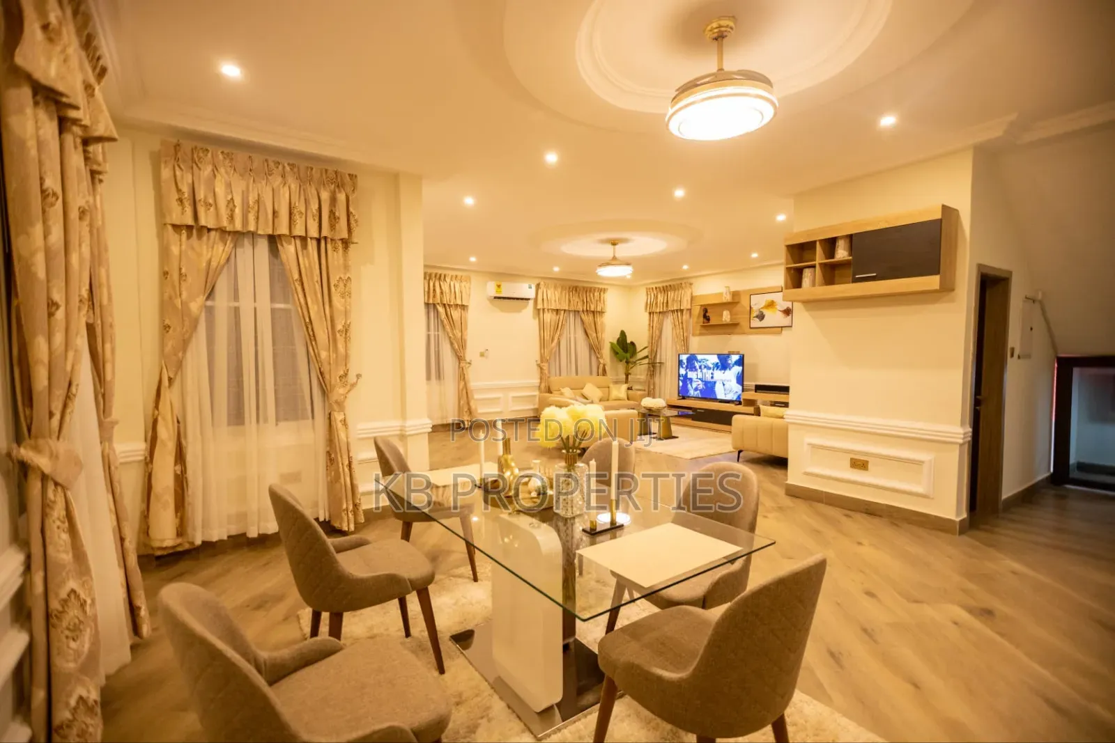 4bdrm Duplex in Kb Properties, Spintex for rent