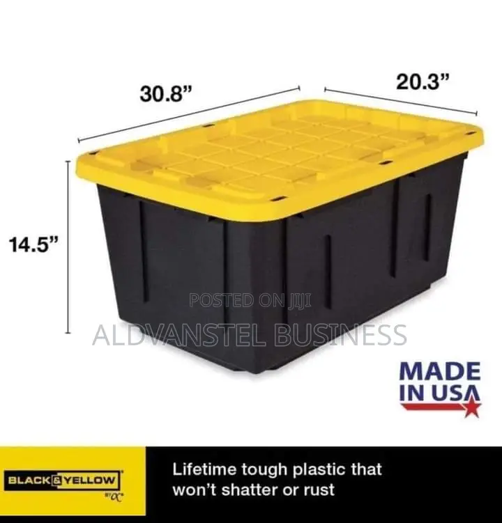 27 Gallons Usa Storage Container
