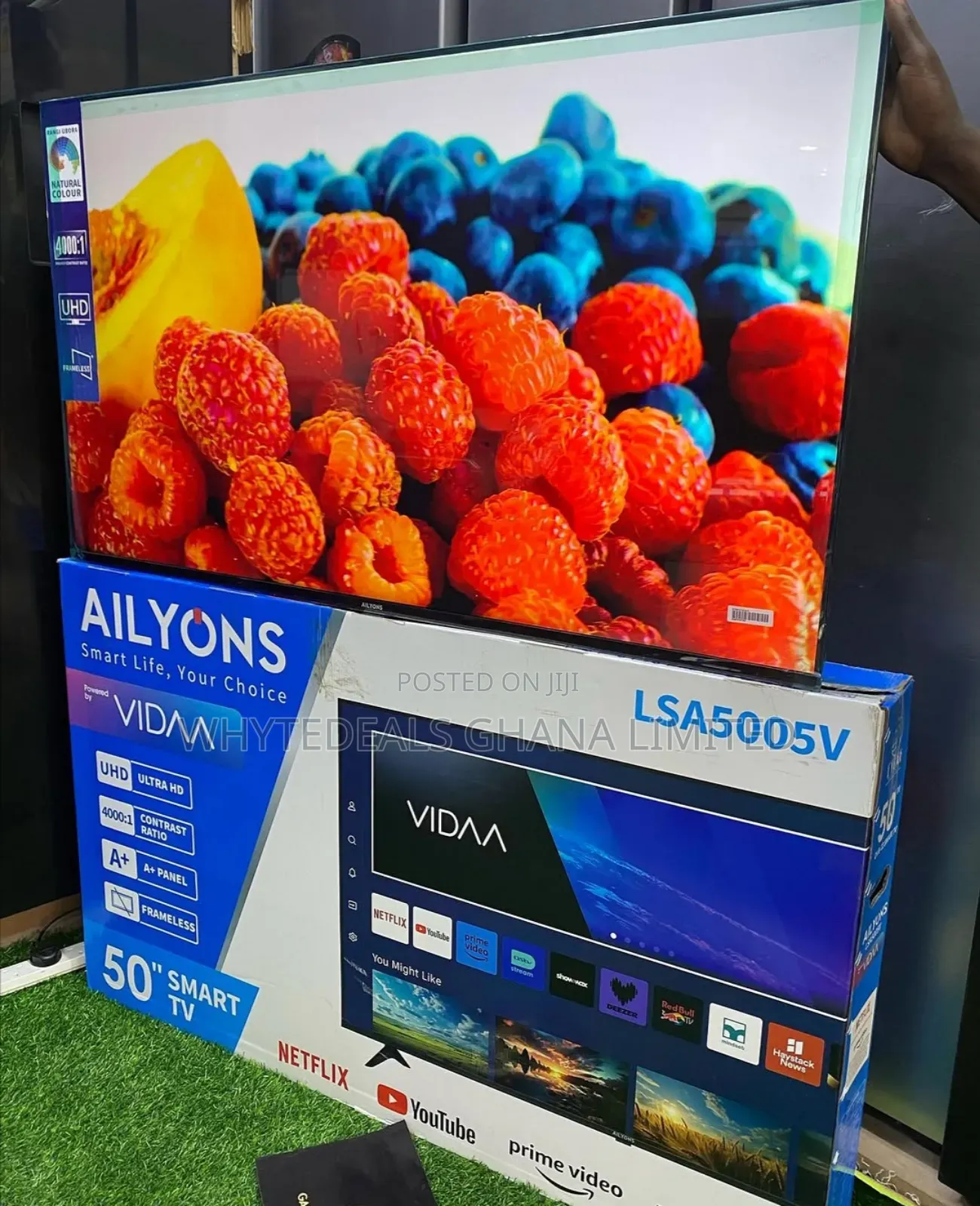 Ailyons 50" Smart Android Bluetooth Voice-Control Ledtv 2025