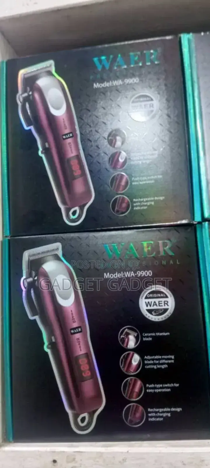 Waer Professional Hair Clipper, Model Wa-9900