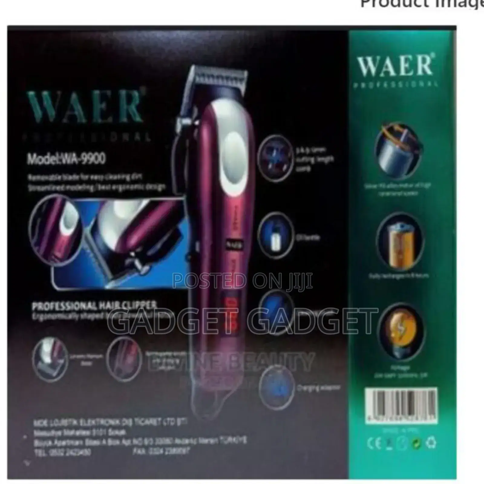 Waer Professional Hair Clipper, Model Wa-9900