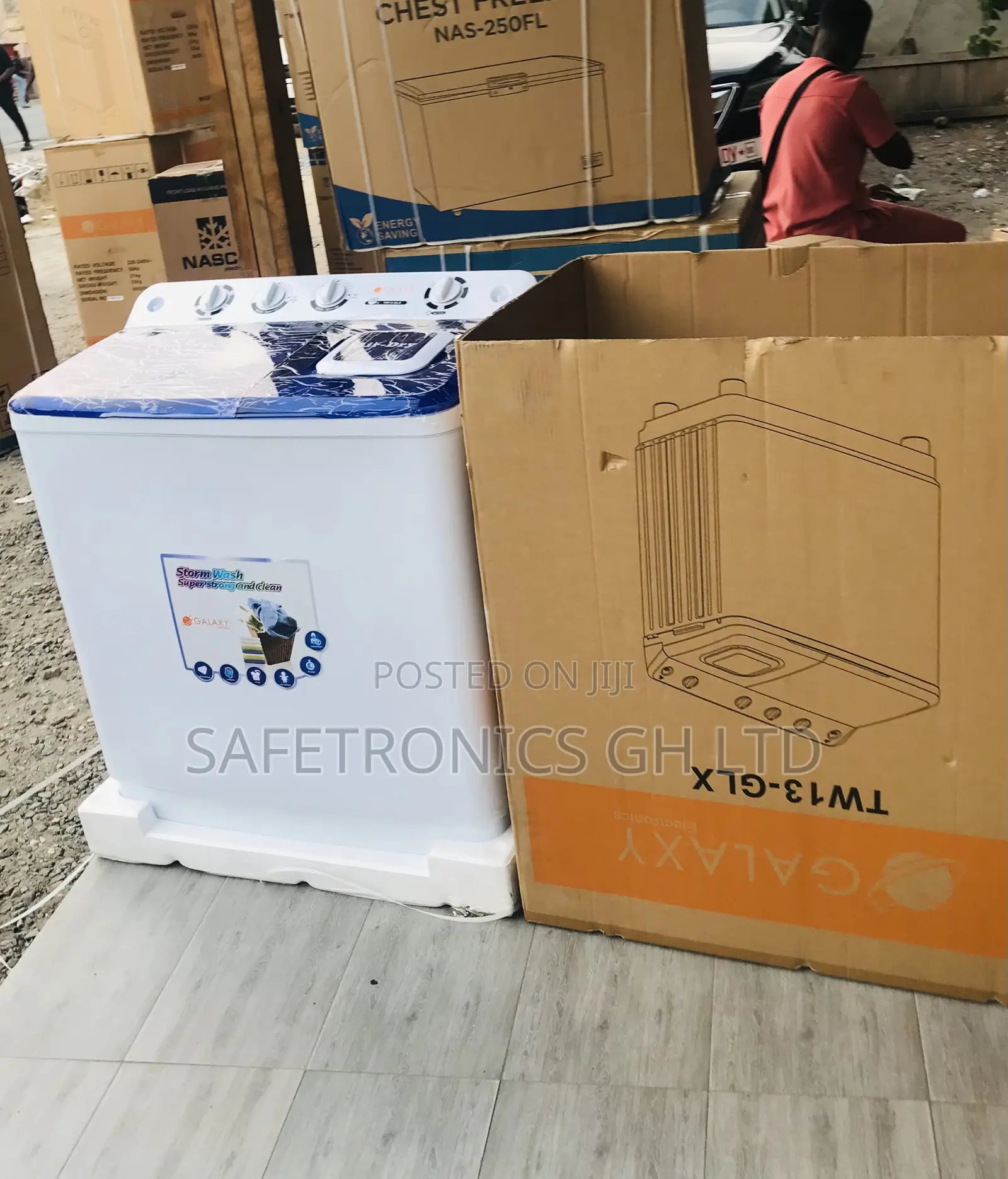 Top Load Semiauto Original 13kg Twintub Galaxy Washer