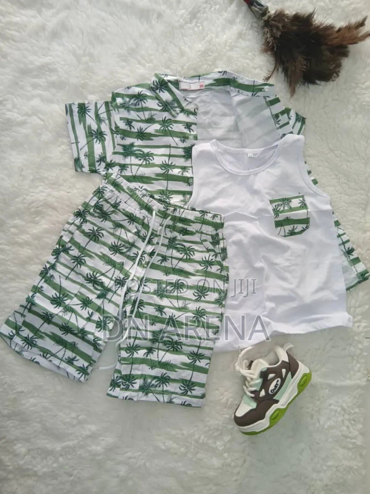3pcs Boys Summer Outfit