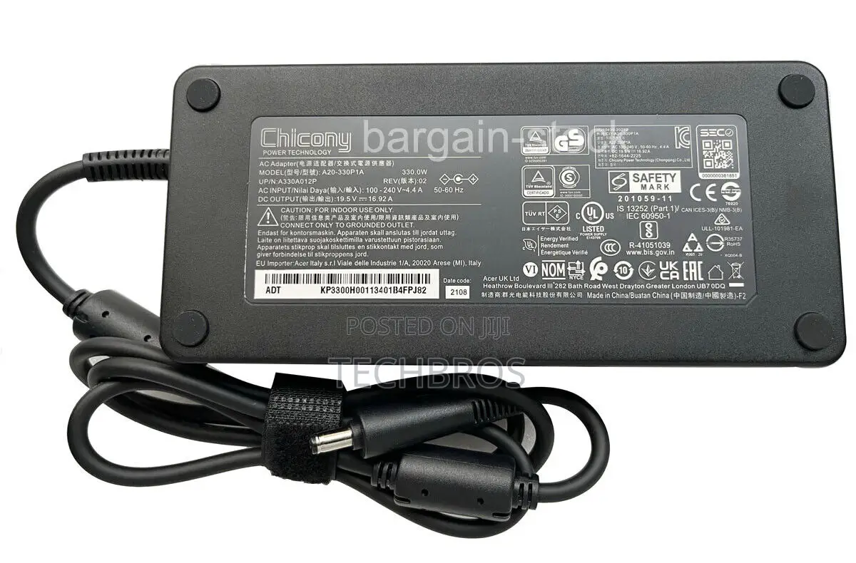 Original Acer 330w Charger for Predator Helios Gaming