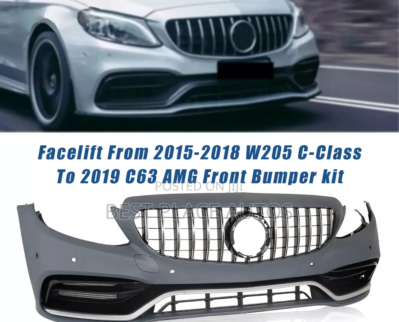 C300 W205 2015-2018 Amg Bumper