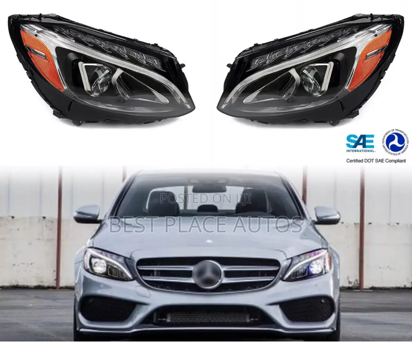 Mercedes Benz C300 2016-2018 Led Headlight