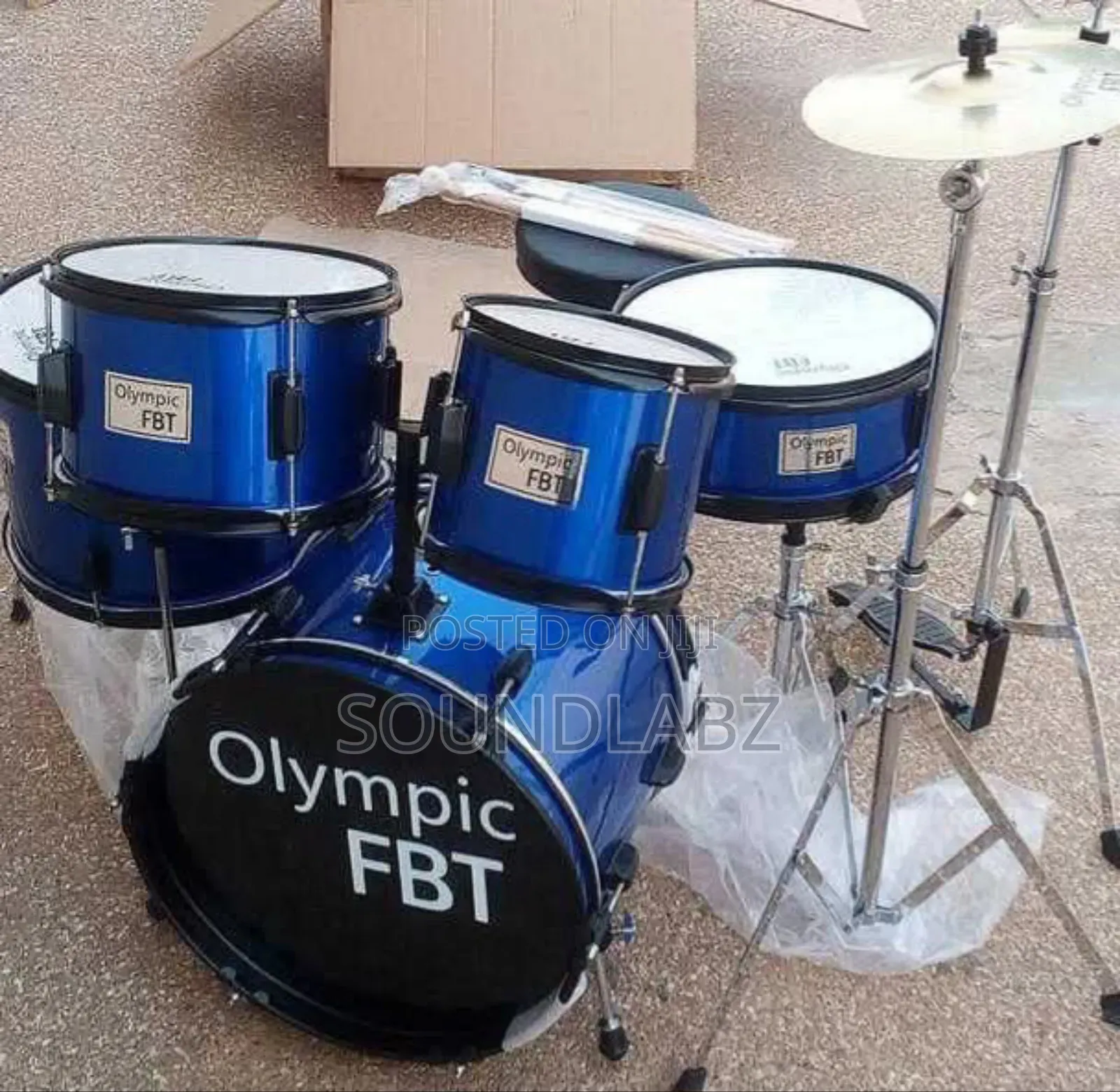 Olympic Fbt 5-piece Drumset For Children