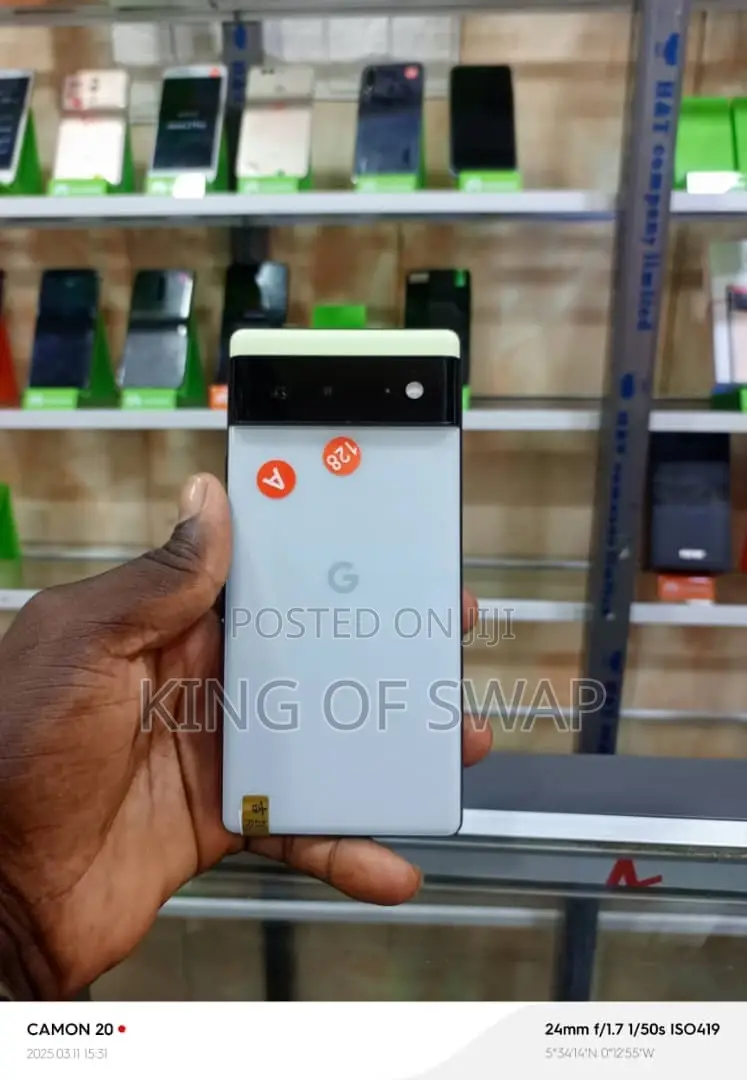 New Google Pixel 6a 128 GB White
