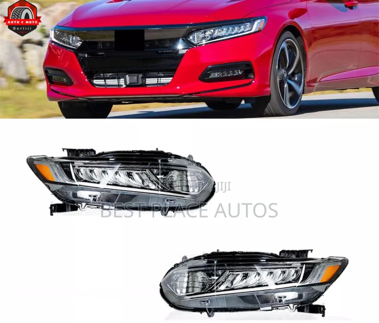 Homda Accord 2018-2019 Led Headlight