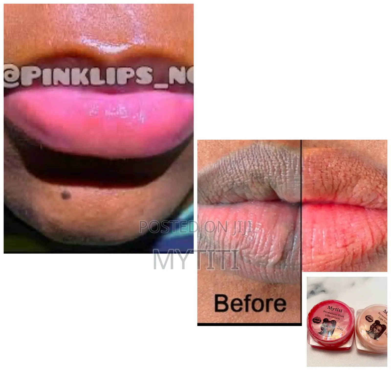 Bold Pink Lipcreamday and Night Cream