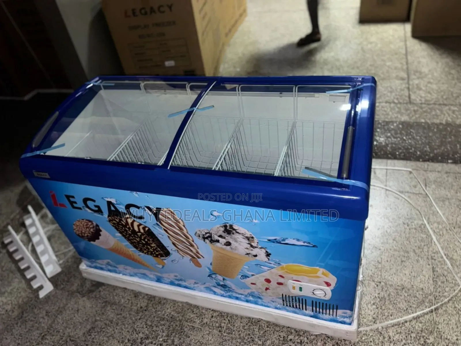 Legacy 318_liter Ice Cream Display Fridge| Fast Freeze|2_yrs Warranty