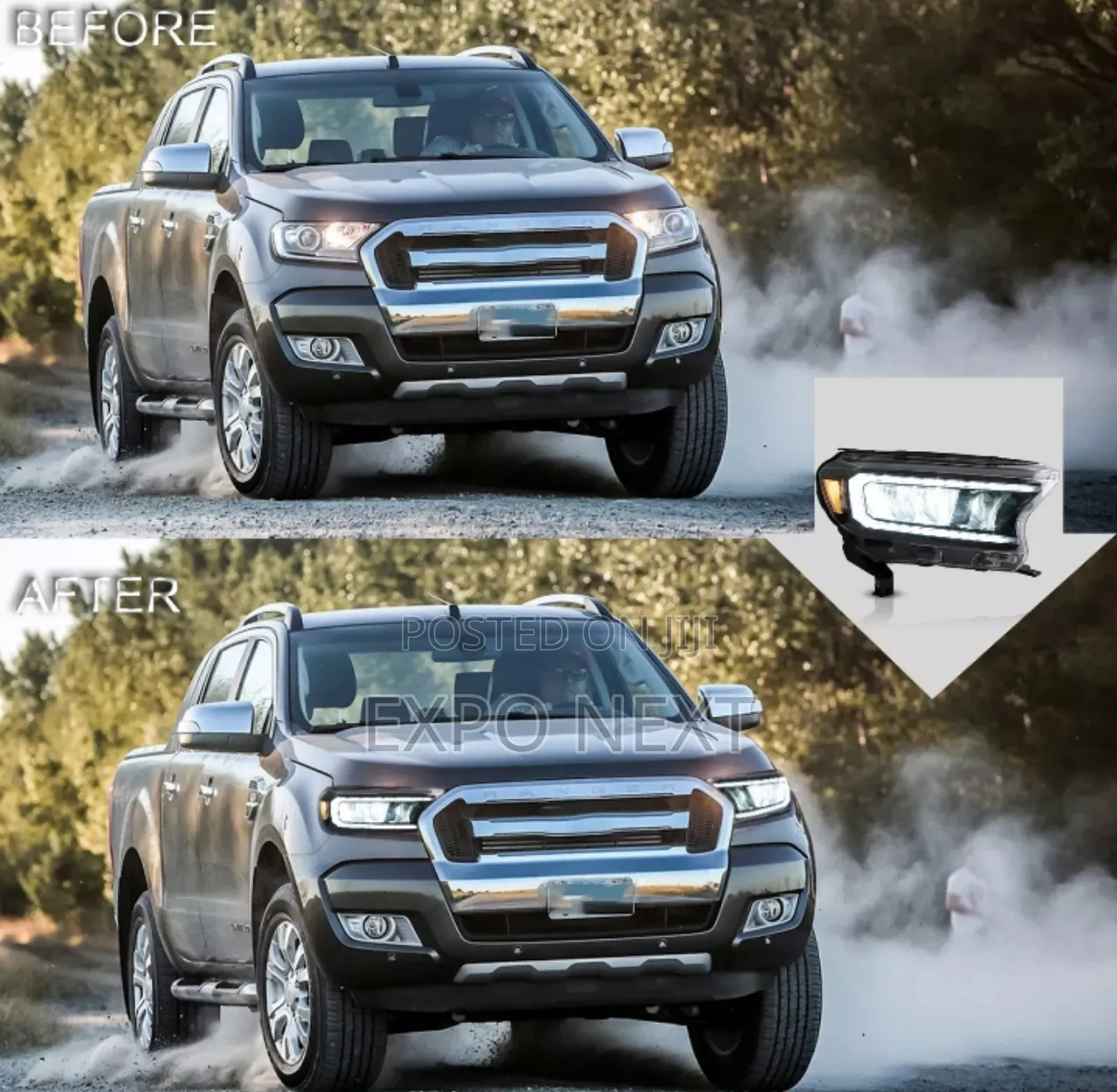 Ford Ranger Everest Led Headlight 2015-2017