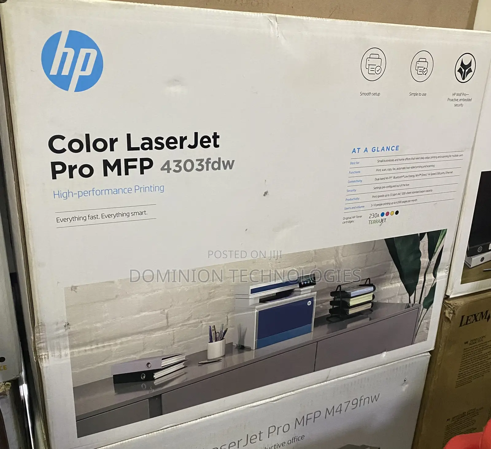 HP Laserjet Pro MFP M4303fdw Print, Fax, Copy, Scan, Duplex
