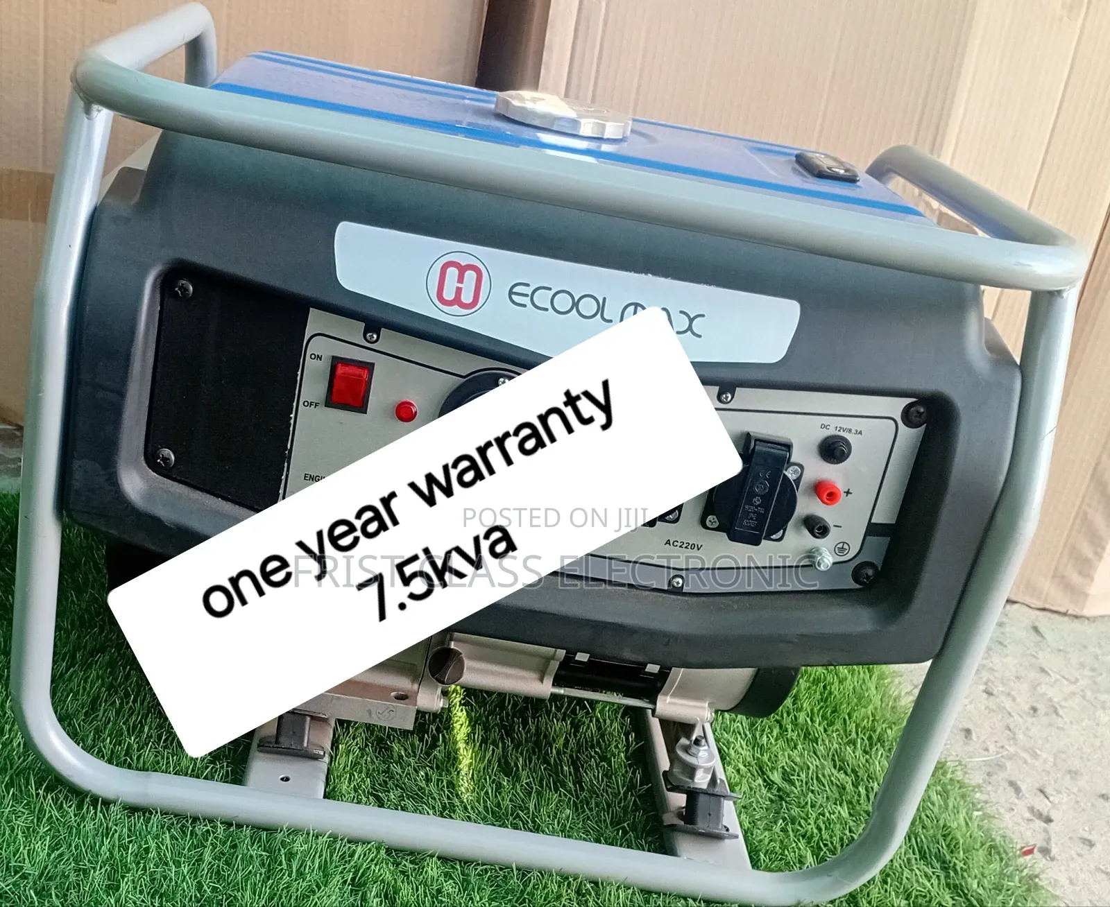 High Power Efficiency 7.5kva Petrol Generator