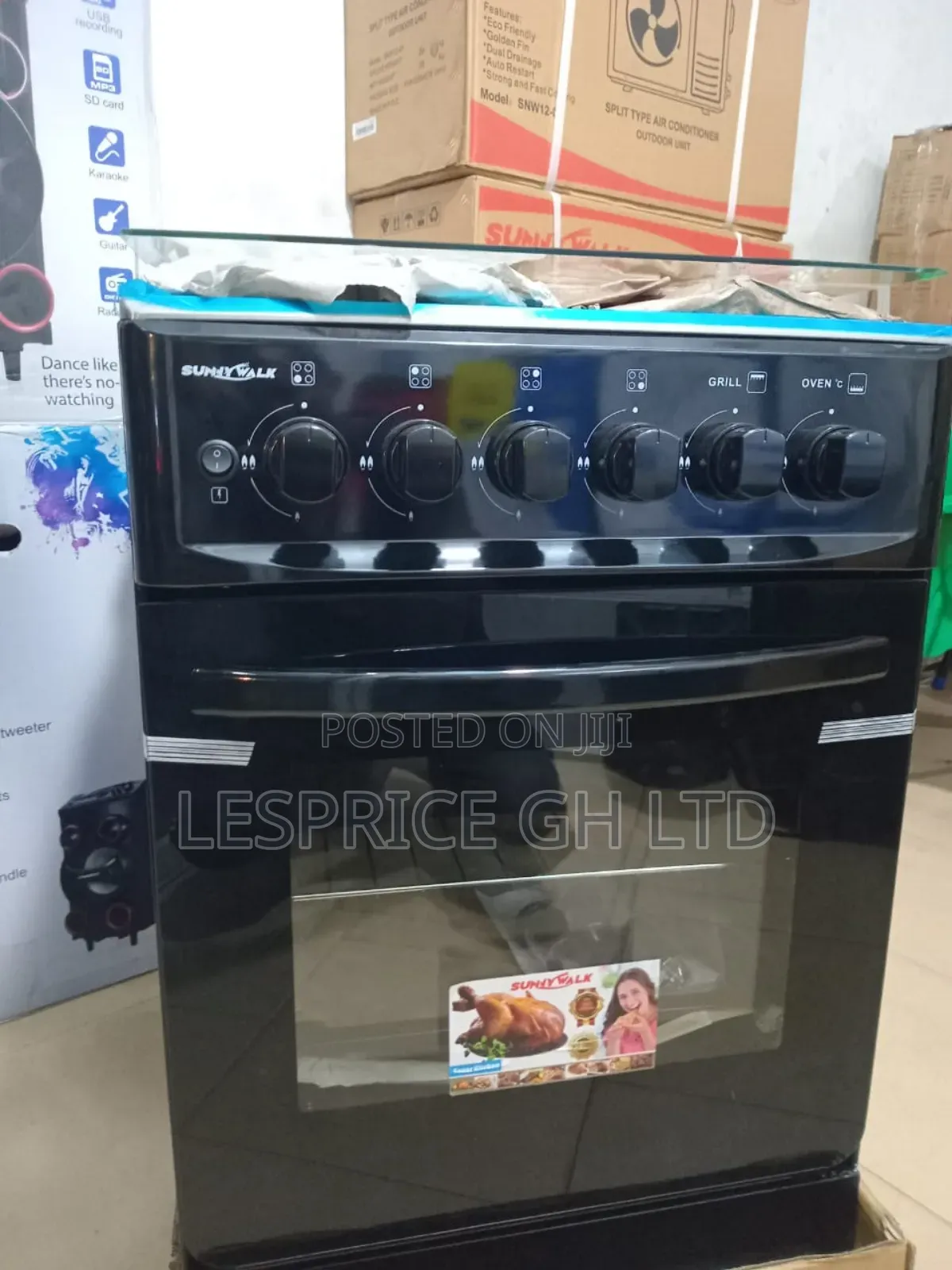 Chigo 4 Burner Gas Cooker - Bake Grill!