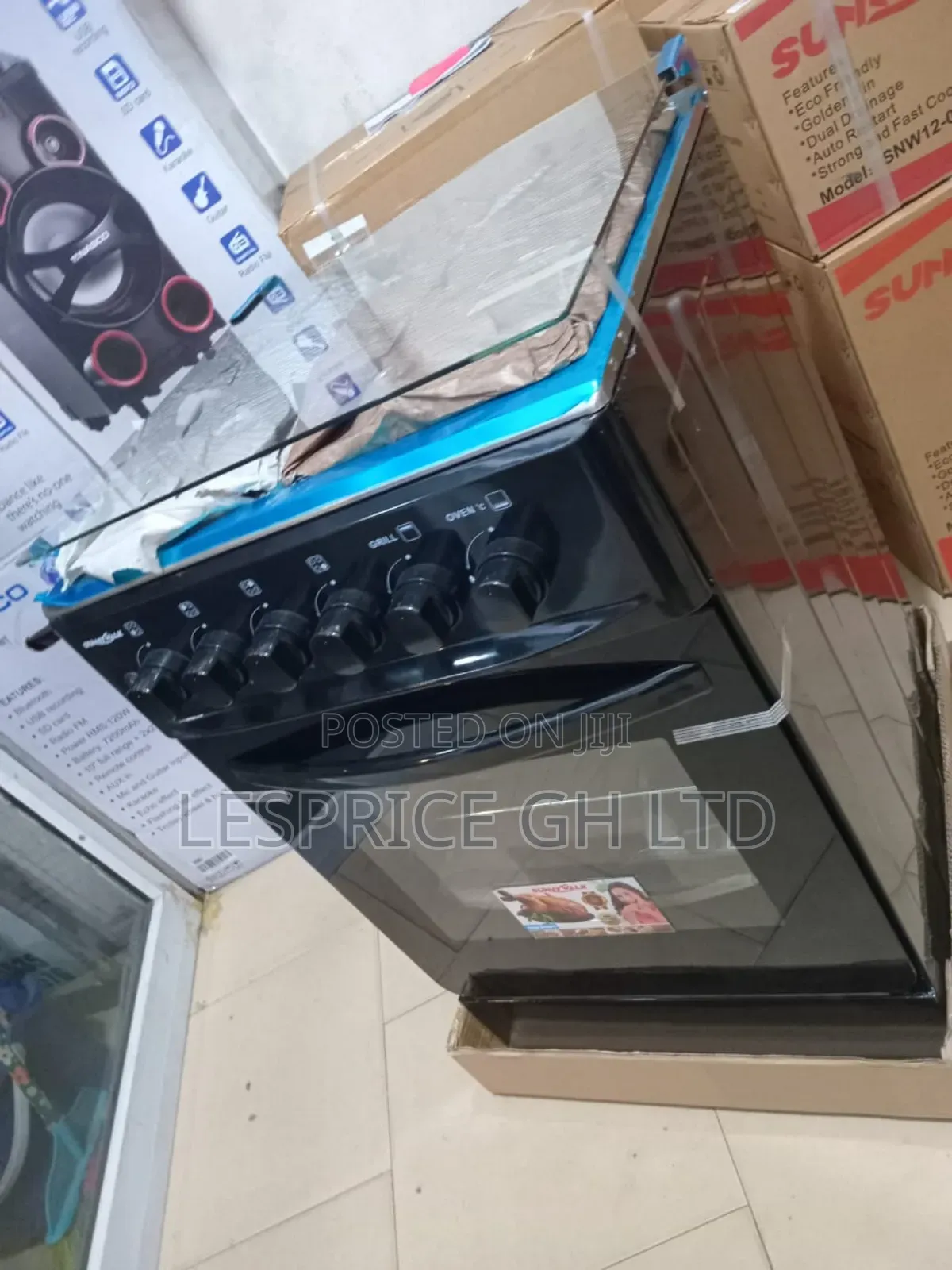 Chigo 4 Burner Gas Cooker - Flame Safety!