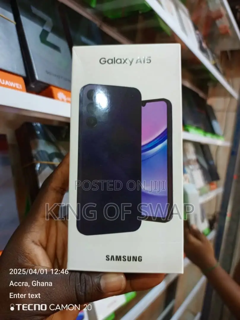 New Samsung Galaxy A15 128 GB Black
